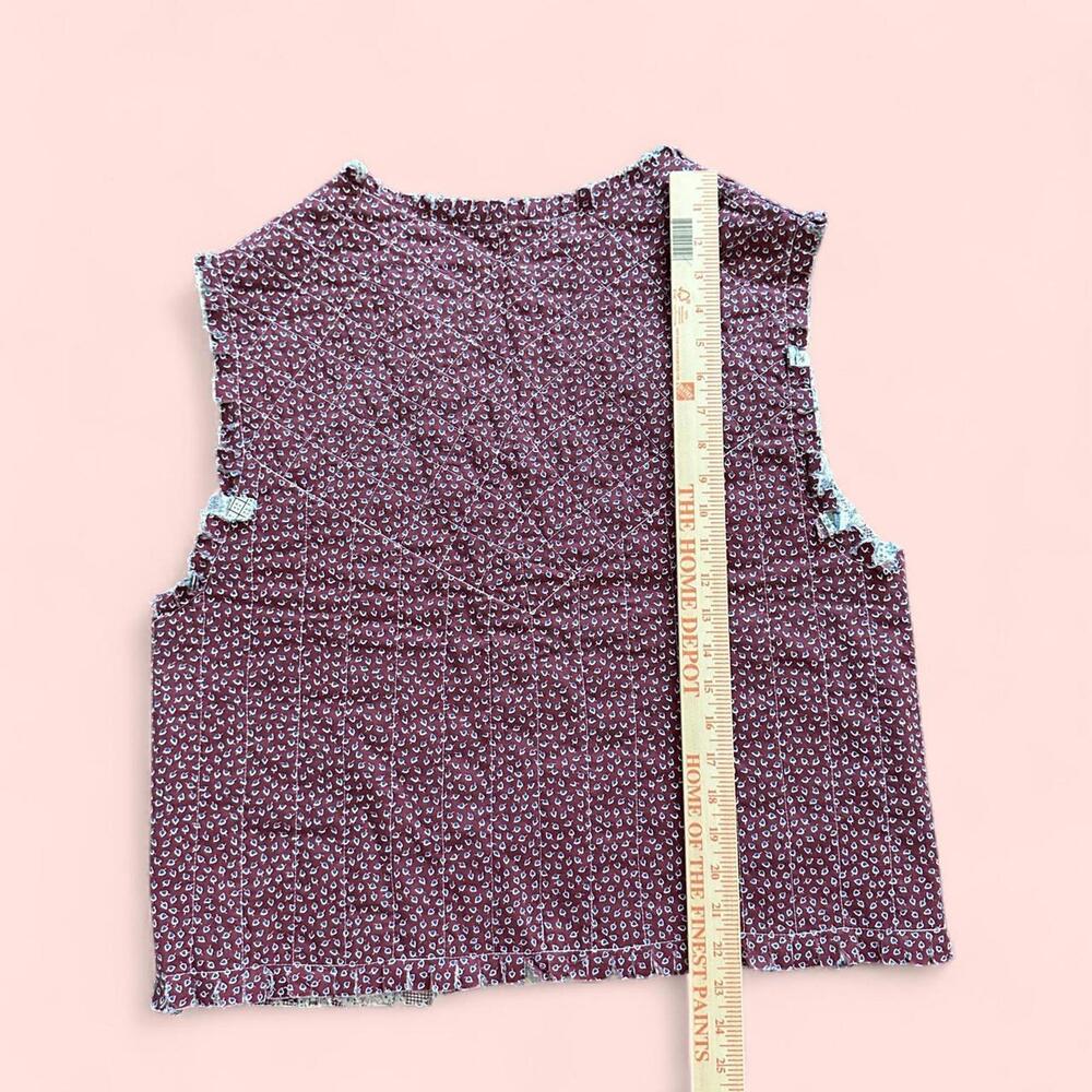 Patchwork Reversible Vest - image 5